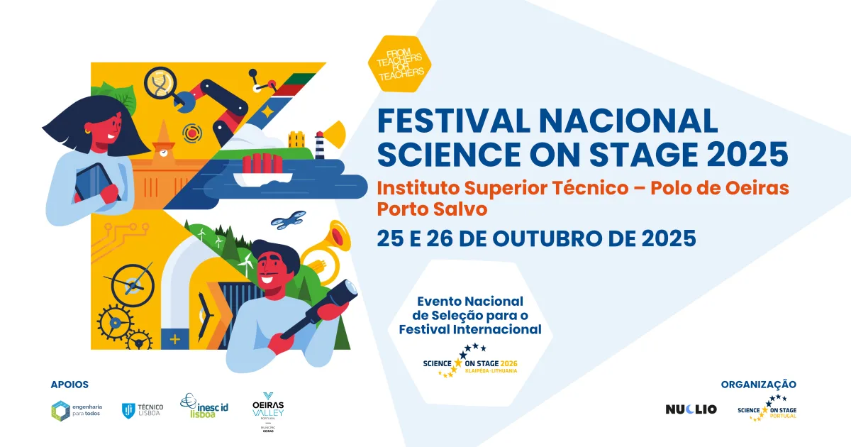 Banner Festival Nacional Science on Stage 2025