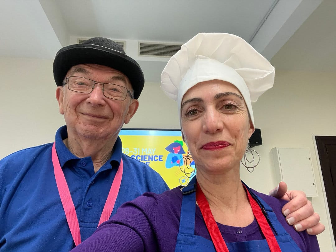 Rute Oliveira e David Featonby
